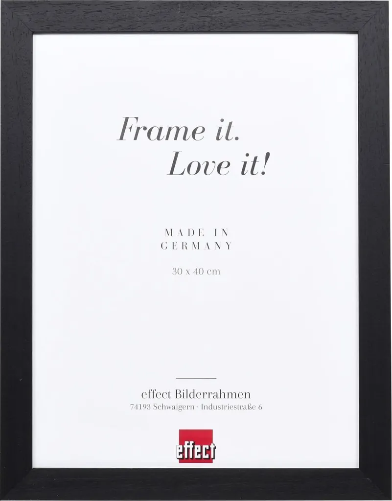 Cornice Professionale 20x20 Legno Nero Profilo 55 - Vetro Artistico