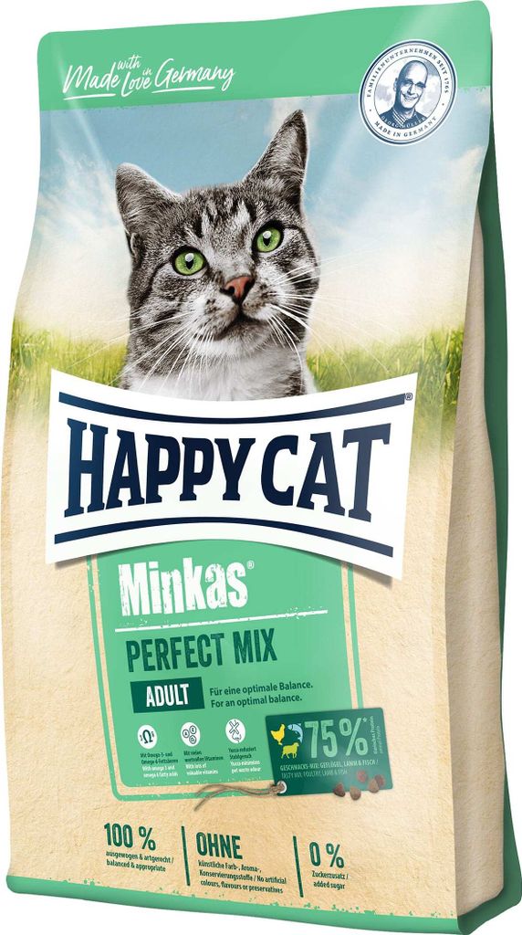 HAPPY CAT Minkas Perfect Mix Geflügel, Fisch & Lamm 2 x 10 Produktbild 
