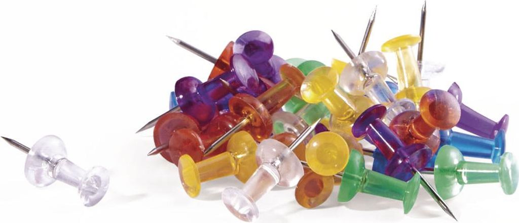 Magnetische puntdraadjes voor prikborden, in verschillende Productafbeelding 