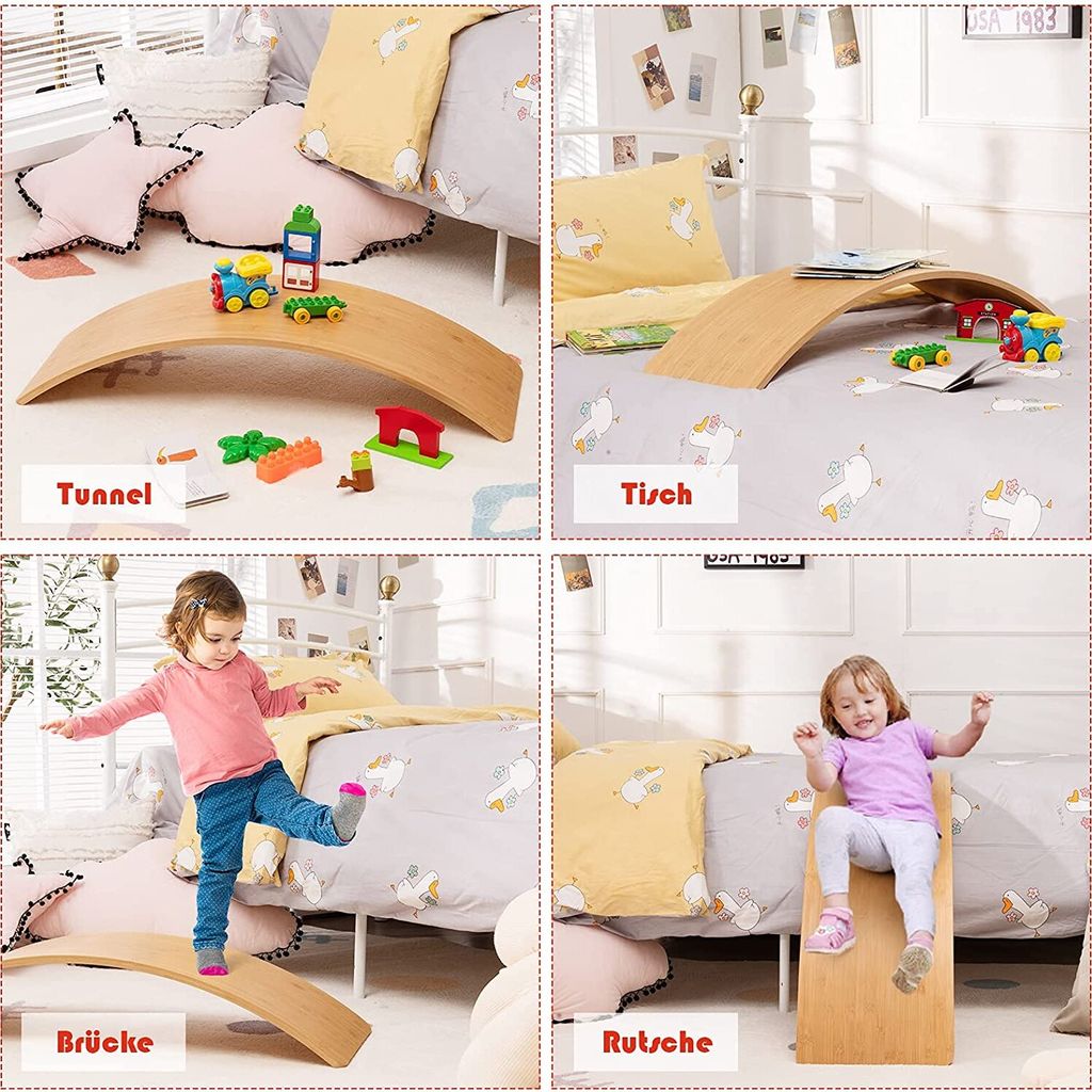 COSTWAY balanční zařízení 90 x 30 cm, balanční deska s Obrázek produktu 4