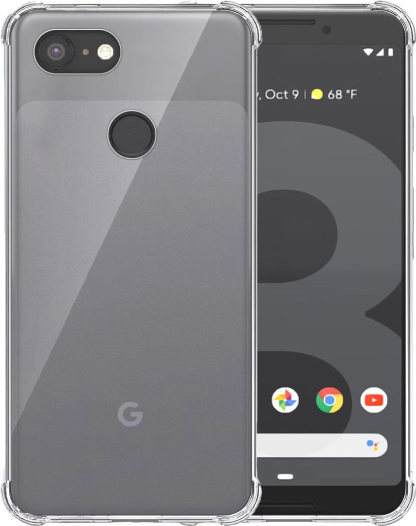 Custodia per telefono adatta a Google Pixel 3 Trasparente - Immagine del prodotto 