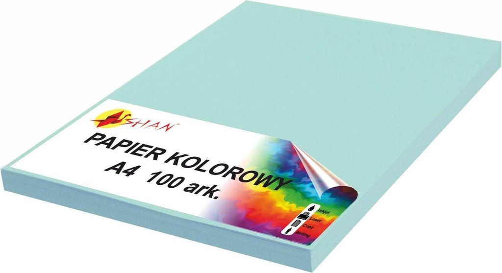 Farbpapier A4 80g blau pastell v2 100 Blatt