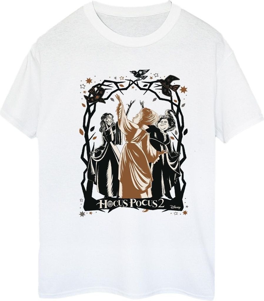 Disney - "Hocus Pocus" T-Shirt für Damen BI20246 (XXL) (Weiß)