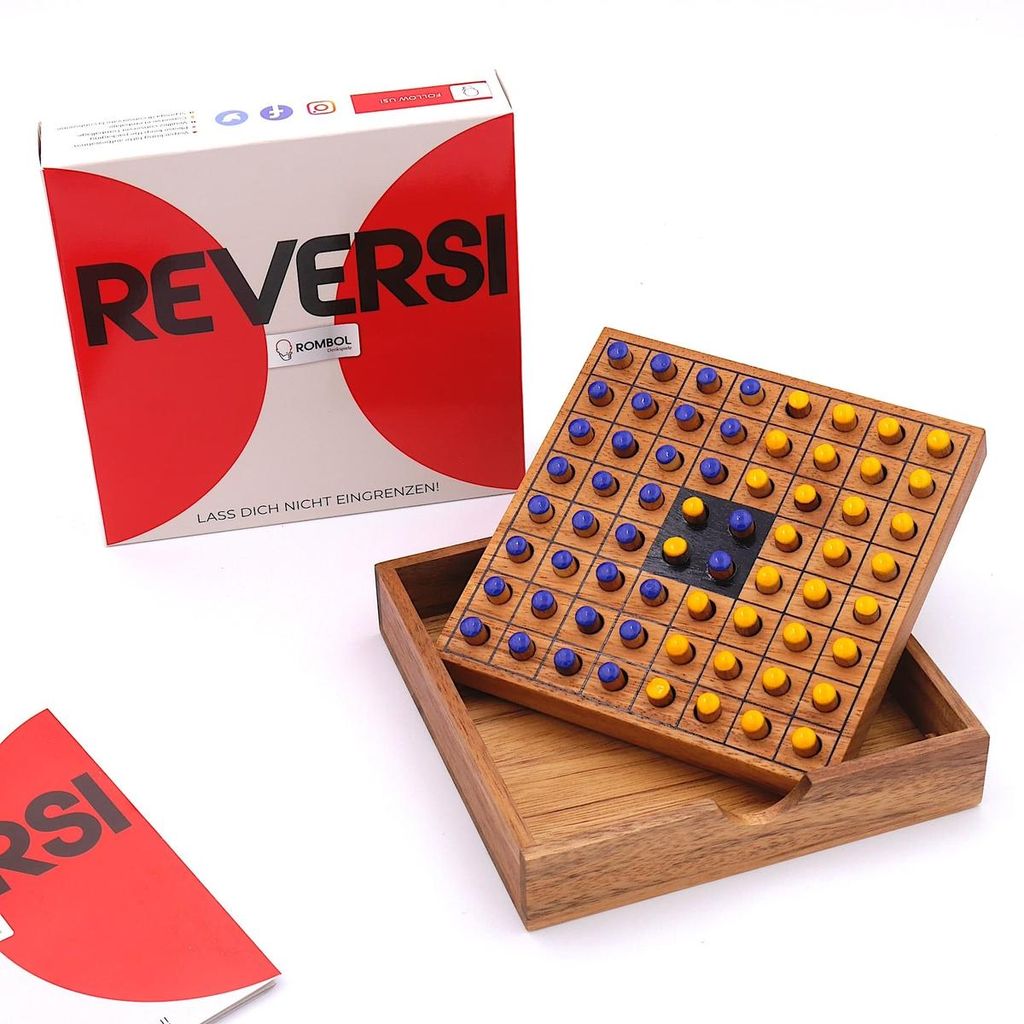 REVERSI – interessantes Strategiespiel,Farbe:weiß/blau Produktbild 