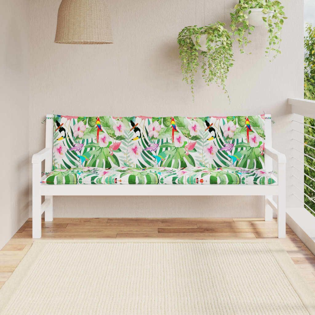 "SALE 2026"Gartenbankauflage - CLORIS - Gartenbank-Auflagen 2er set - modernes Design - Sitzkissen/Polsterauflage - Mehrfarbig Oxford-Gewebe Promot...