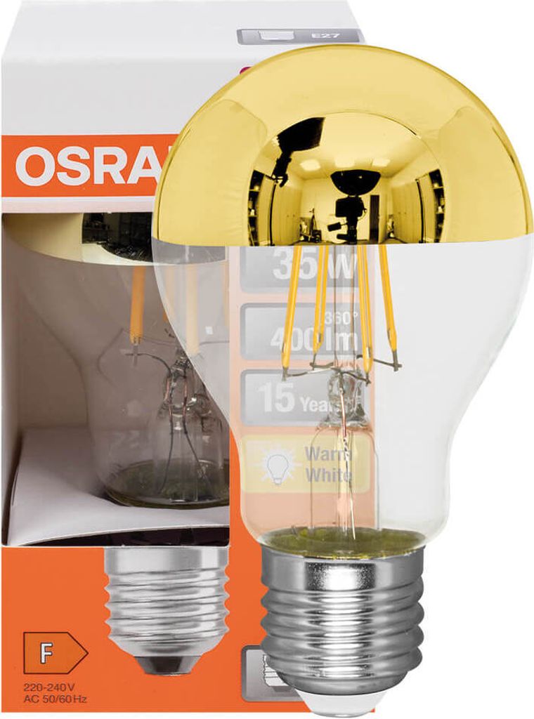 LED-Filament-Lampe CLASSIC A MIRROR AGL-Form gold Obrázok produktu 