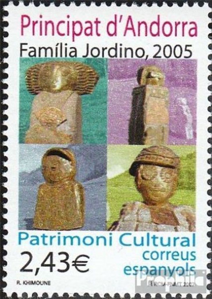 Briefmarken Andorra - Spanische Post 2007 Mi 342 (kompl.Ausg.) postfrisch Kunst