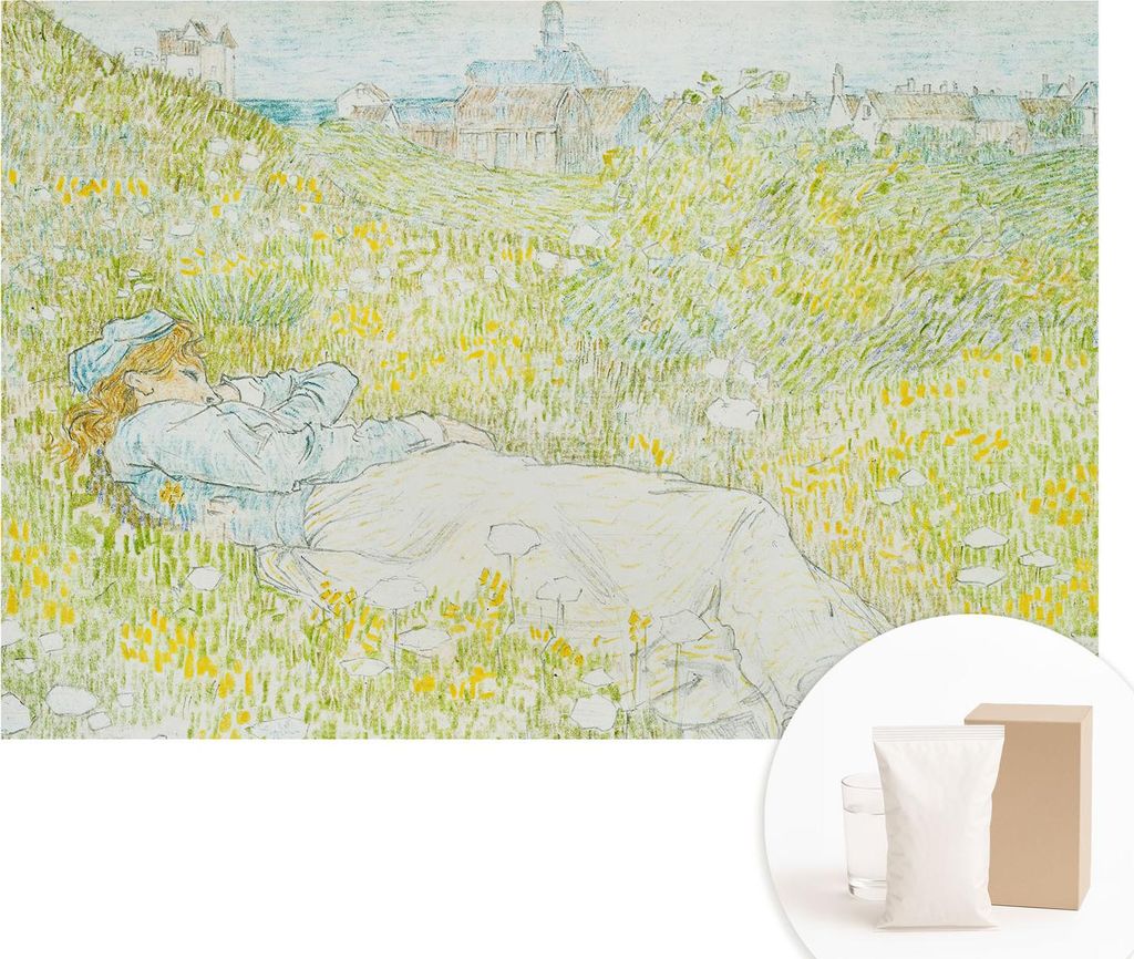 Fototapete - Wandbilder für Wohnzimmer - 104x70 cm - Dekorative Wandfolie - Modernes Design für Wanddekoration - Tapeten für Innenräume - Früh...