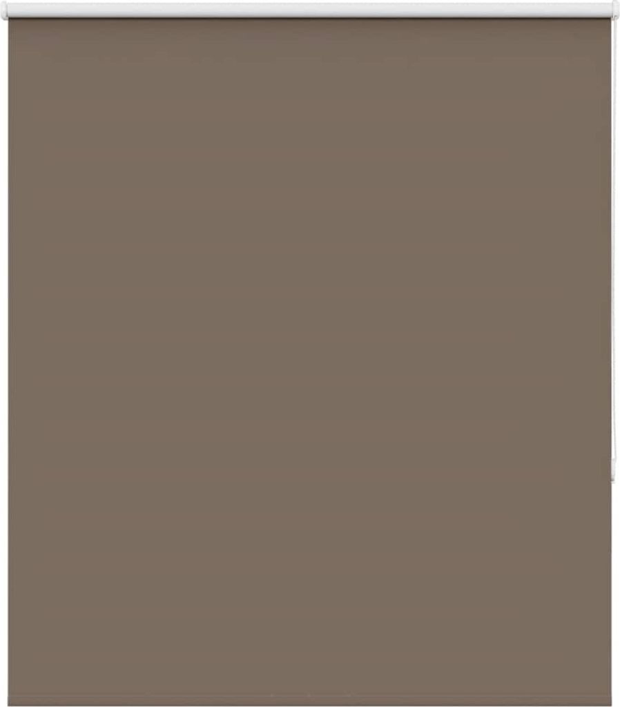 Verdunkelungsrollo Kaffeebraun 140x175 cm Stoffbreite 136,6 cm