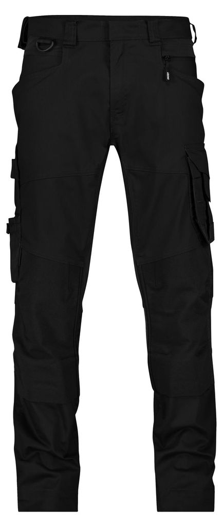 DASSY Dynax Next Stretch-Arbeitshose, D-FX Flex, GRS recycelt, Dreifachstretch, EN 14404, Adjusted Fit, Art. 201159 schwarz 52 MINUS