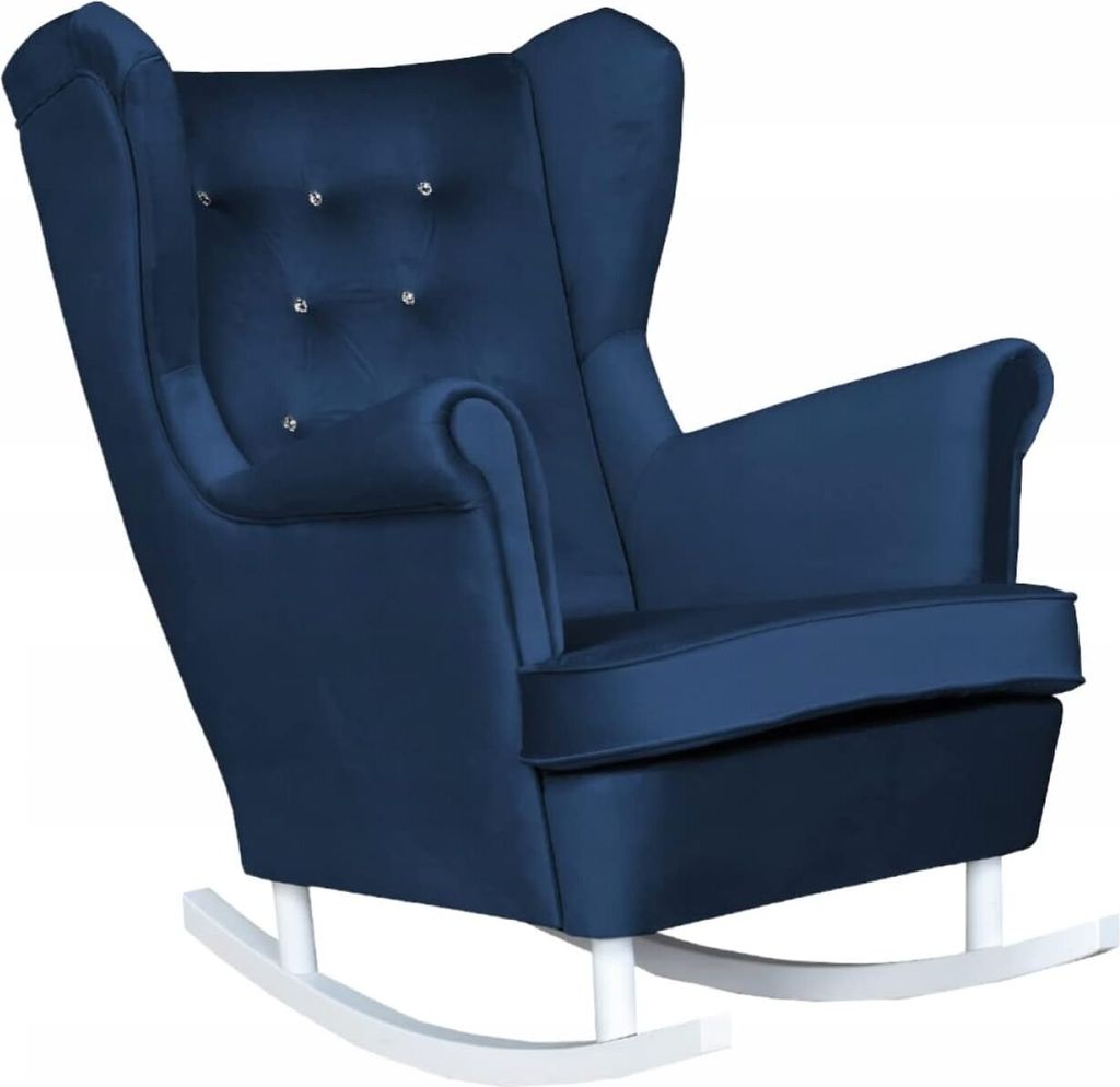 Family Meble Schaukelsessel Diana Relaxsessel Skandinavisch Bequemer Ohrensessel Loungesessel Fernsehsessel Für Wohnzimmer Schlafzimmer Büro (NEW...