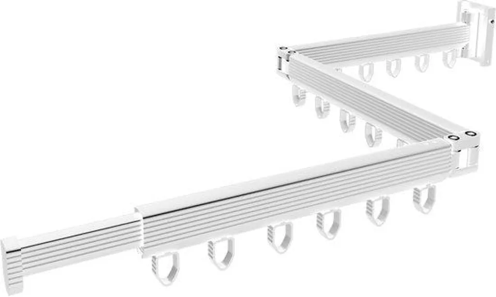 Séchoir à linge pliable anti-encombrement blanc pour ranger facilement