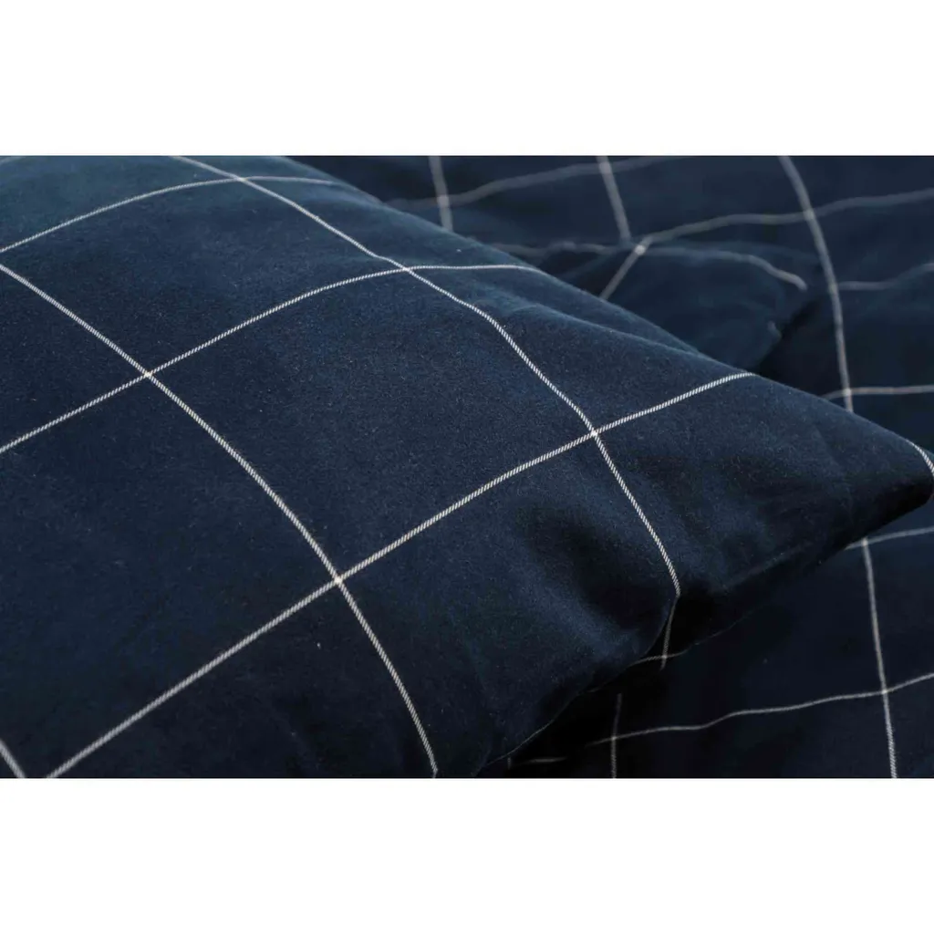 ESPRIT Flanella Blu Navy 200x200 - Biancheria Letto Invernale Check