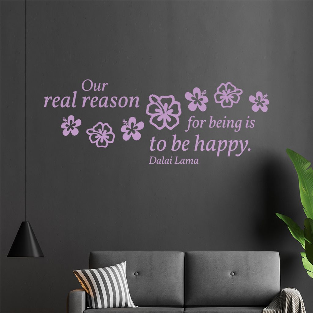 Our real reason ... Wandtattoo in 6 Größen - Wandaufkleber Wall Sticker - Dekoration, Küche, Wohnzimmer, Schlafzimmer, Badezimmer
