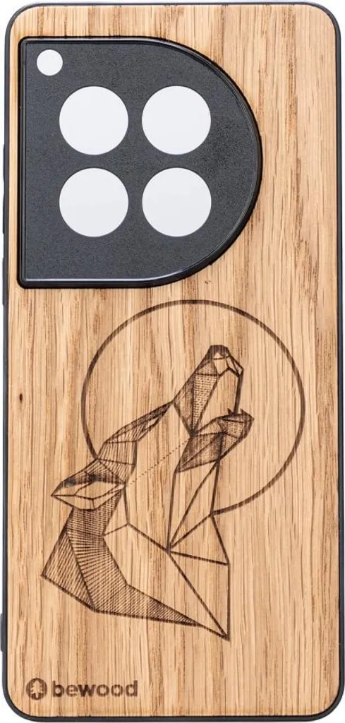 Custodia Bewood OnePlus 12 WOLF OAK - Vero Legno Artigianale Polacco