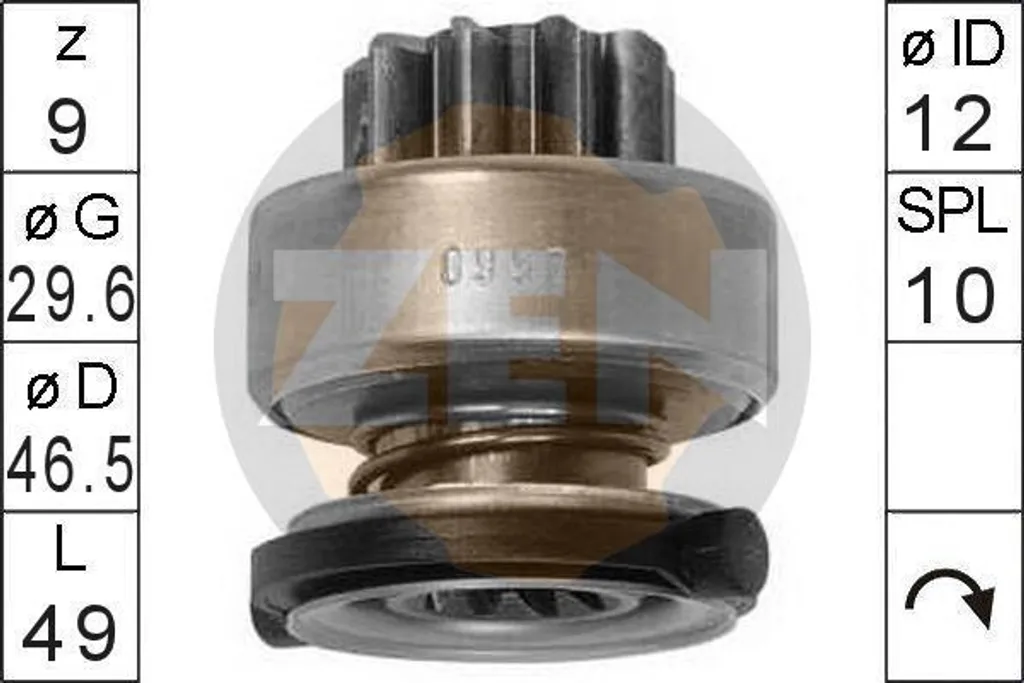 ERA ZN0997 - OE 12 41 1 354 823 Scatola ingranaggi, motorino d'avviamento per Z4 (E85), Z3 (E36), X6 (E71), X5 (E70), X5 (E53), X3 (E83), serie 7 (E65), Serie 7 (E38), Serie 6 (E63), Serie 5 (E61), Serie 5 (E39), Serie 5 (E60), Serie 3 (E46), Serie 3 (E36), Serie 3 (E92), Serie 3 (E93), Serie 3 (E90), Serie 1 (E87)