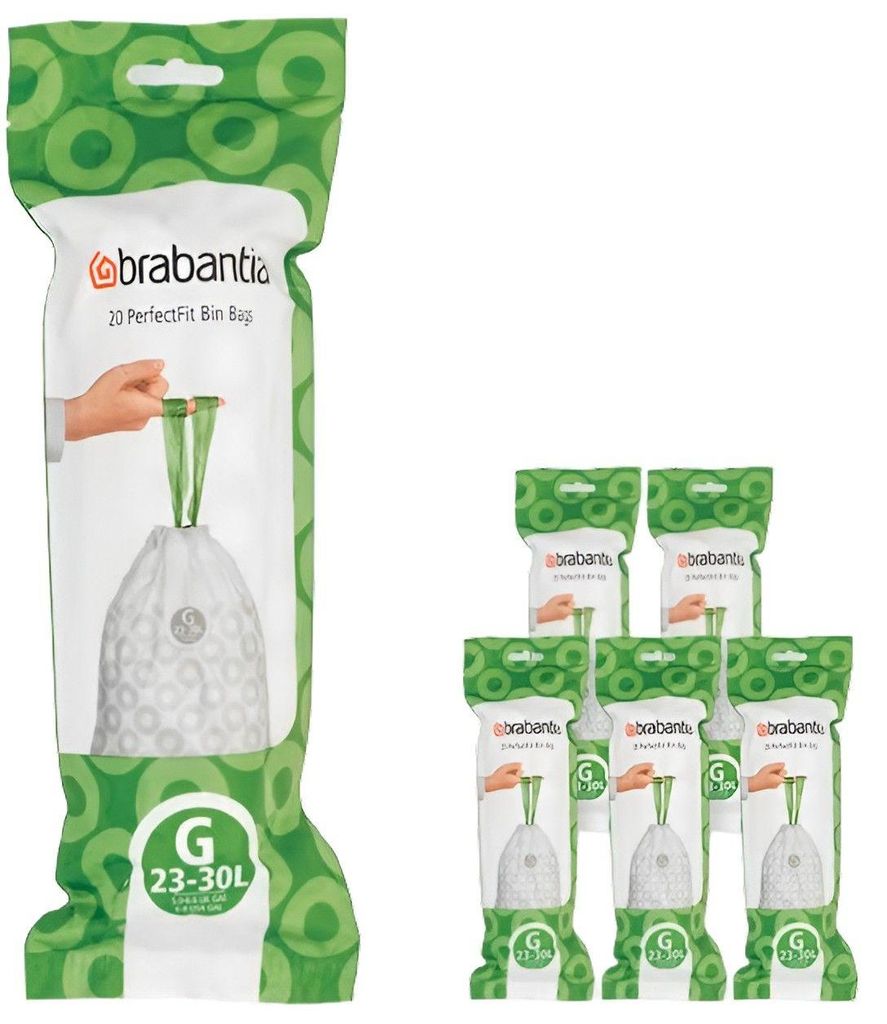 Brabantia 138423, 30 liter, wit, kunststof, China, 760 mm, Productafbeelding 