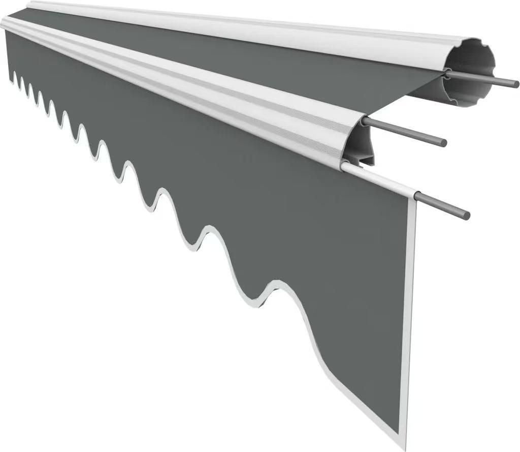 Leudus Markisenstoff mit Volant für 5,5x3m Markisen Produktbild 