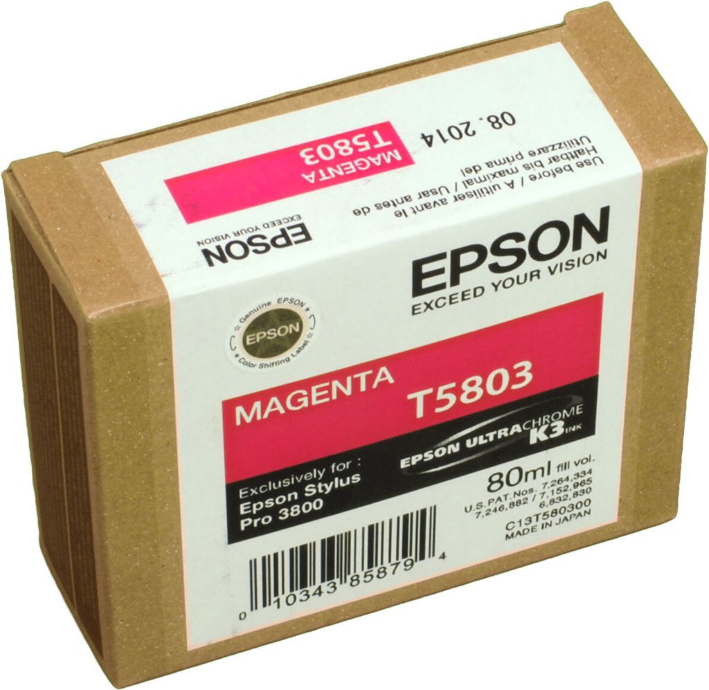 Kleurpatroon T580300 - Magenta - 80 ml, geschikt voor de Productafbeelding 