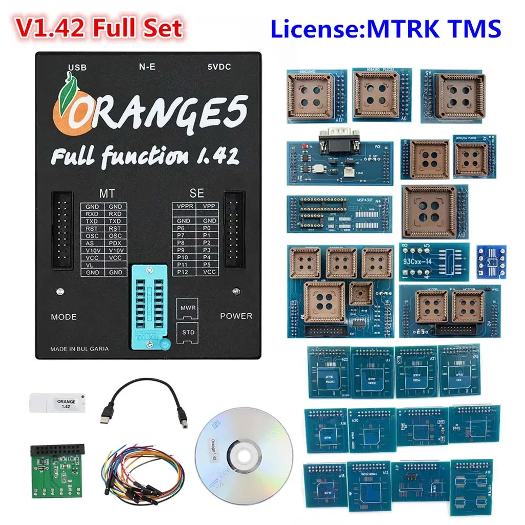 Programmateur ECU V142 Complet 5C38 avec kit adaptateur complet