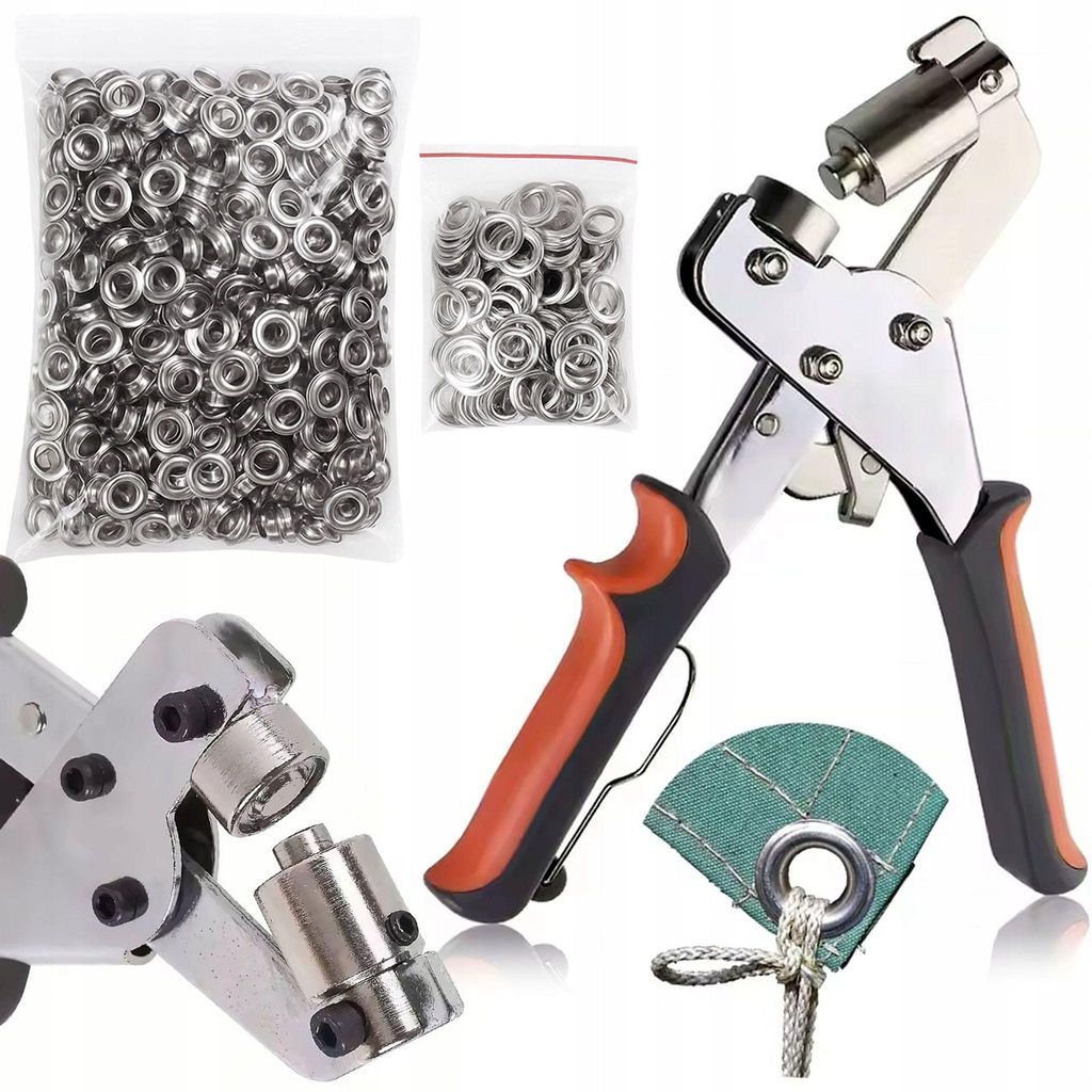 GripFix ProMag 500 – Ruční magnetická očkařka + 500 oček | Obrázek produktu 