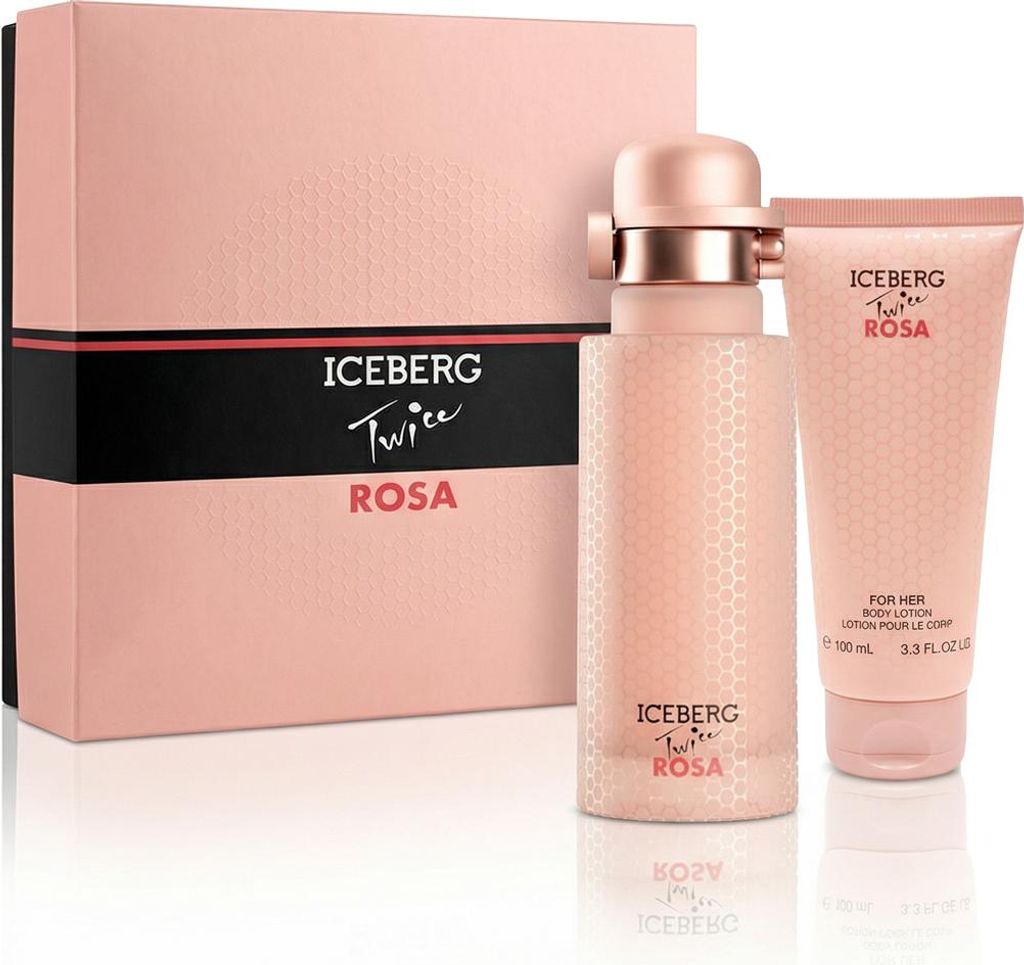 Iceberg Twice Rosa Eau De Toilette 125ml Spray Locion Perfumada Corporal 100ml