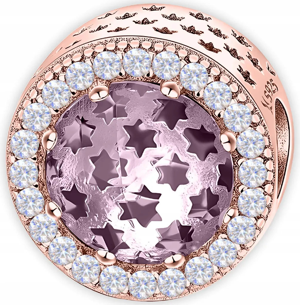 Charm Minimal Stelle Zirconi Argento 925 - Eleganza Oro per Bracciali