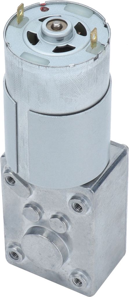 DC Motor 2 Ende Kugellager Stabil Selbstsperrend Starker Schutz Schneckengetriebemotor für HaushaltsgeräteDC12V 470RPM