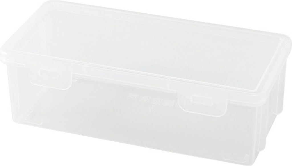 Transparentes Federmäppchen mit Druckverschlussdeckel, staubdicht, stapelbarer Stifthalter mit großer Kapazität