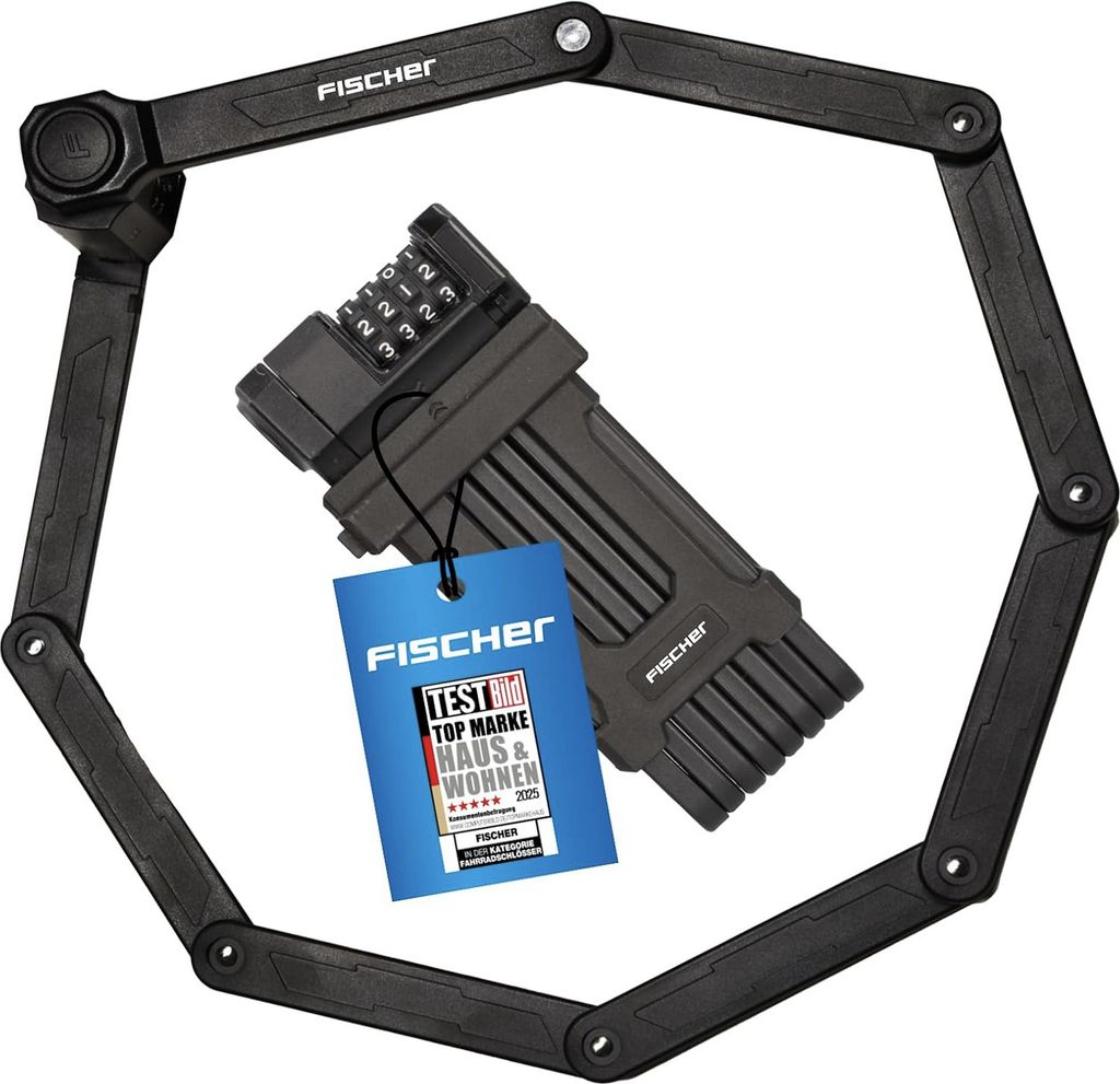 FISCHER PROTEC FN110 skládací zámek na kolo Délka: 1 100 mm Obrázek produktu 4