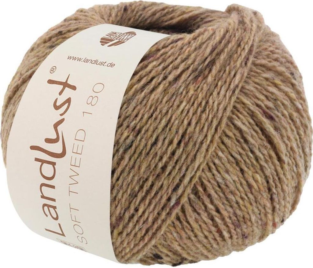 Lana Grossa - Landlust Soft Tweed 180 0109 nougat meliert Produktbild 