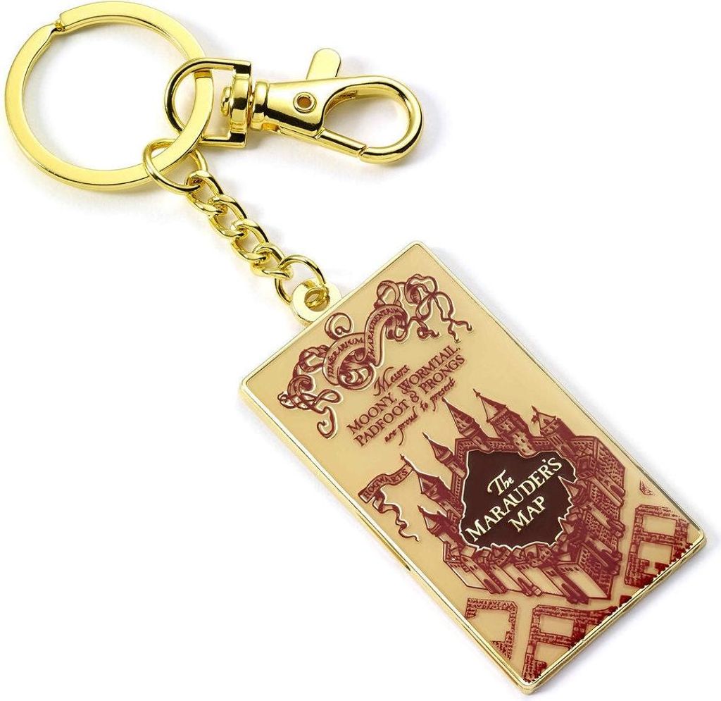 Schlüsselanhänger „Karte des Rumtreibers“ für Harry Potter-Fans, langlebiges Design
