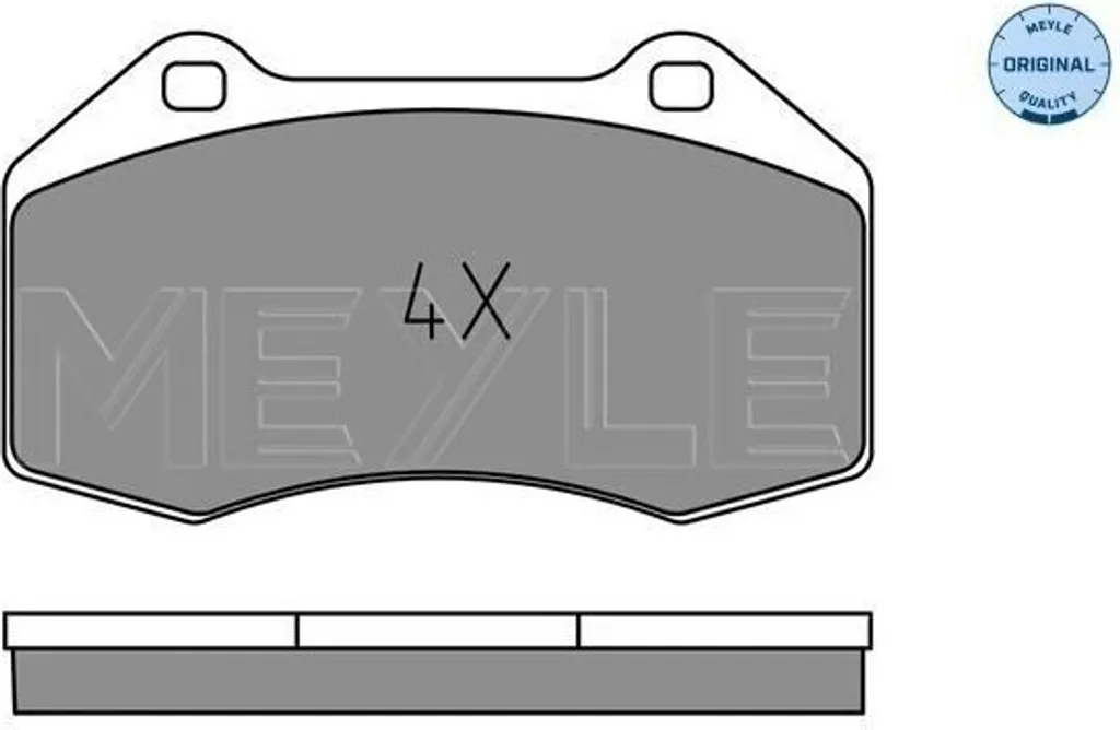 MEYLE 025 241 6215 Plaquettes de frein avant OE 410603303R pour Clio III