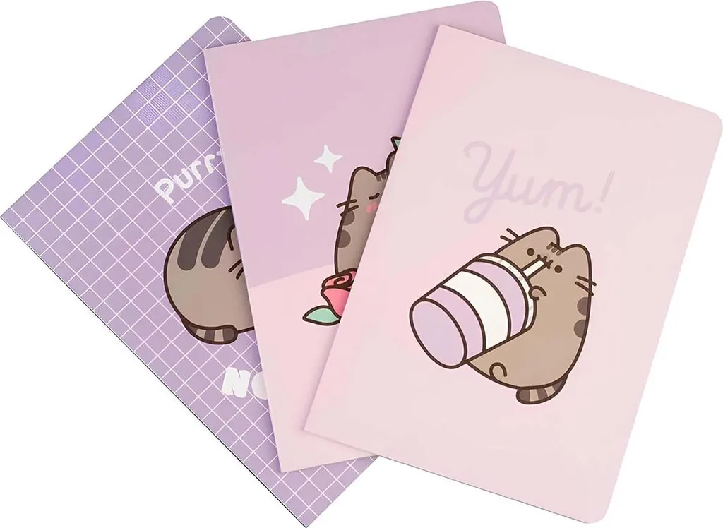 Set Regalo Pusheen: 3 Quaderni A5 Moments - Idea Originale