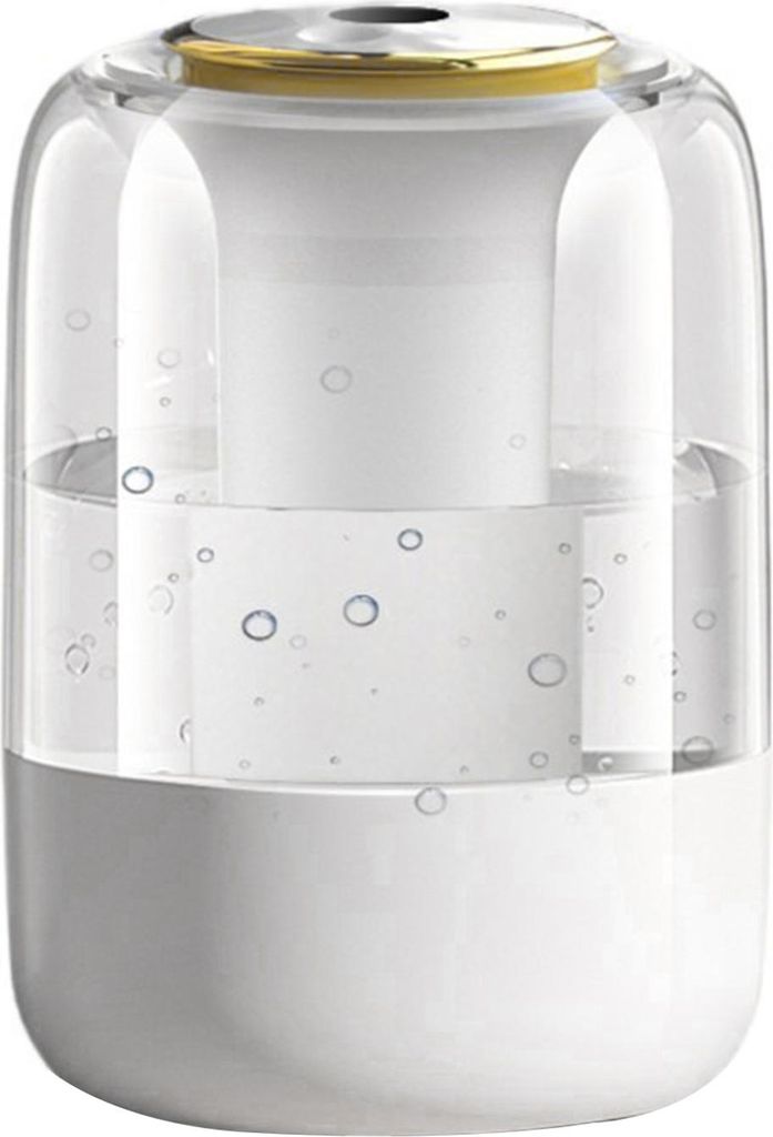 Luftbefeuchter mit bunter LED-Feuchtigkeitsanzeige und zwei Düsen, USB-Luftbefeuchter mit kühlem Nebel, leiser Diffusor für ätherische Öle im ...