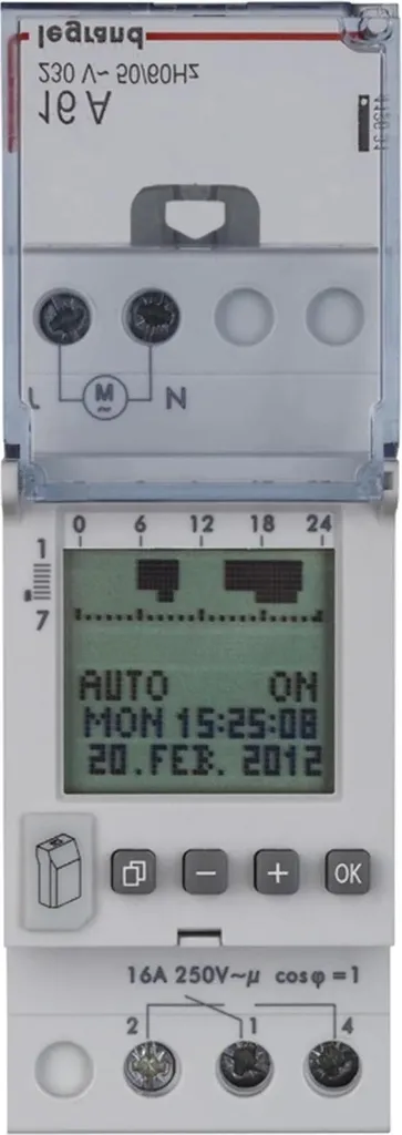 Réduisez vos Factures avec la Minuterie Legrand AlphaRex³ D21 230V