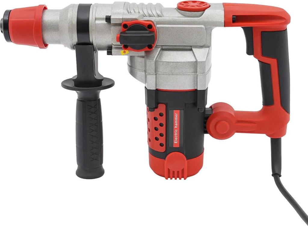 Bohrhammer und Schlagbohrmaschine - Elektrischer Kombihammer - Leistung 2200 W - Drehzahl 0–930 U/min - Meißel- und Hammerfunktion - Für Beton ...