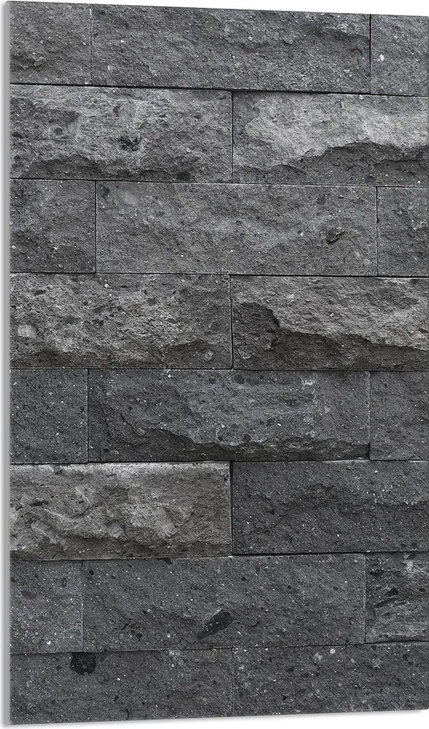 Tagliere Vetro Decorativo 30x52 Grigio Mattone Coprifornelli Design