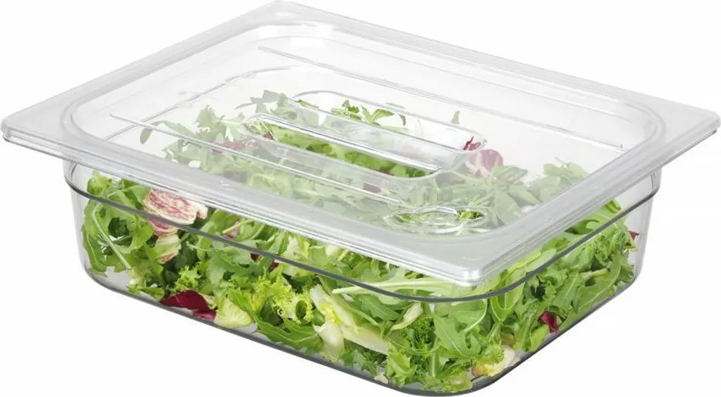 HENDI Contenitore gastronorm 1/2, Profi Line, GN 1/2, 6,5L, trasparente, 325x265x(H)100mm - 4
