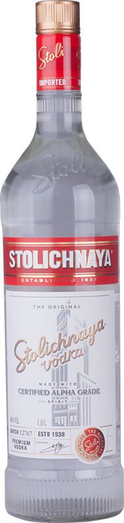 Stolichnaya Vodka 40% 1,0L Produktbild 2