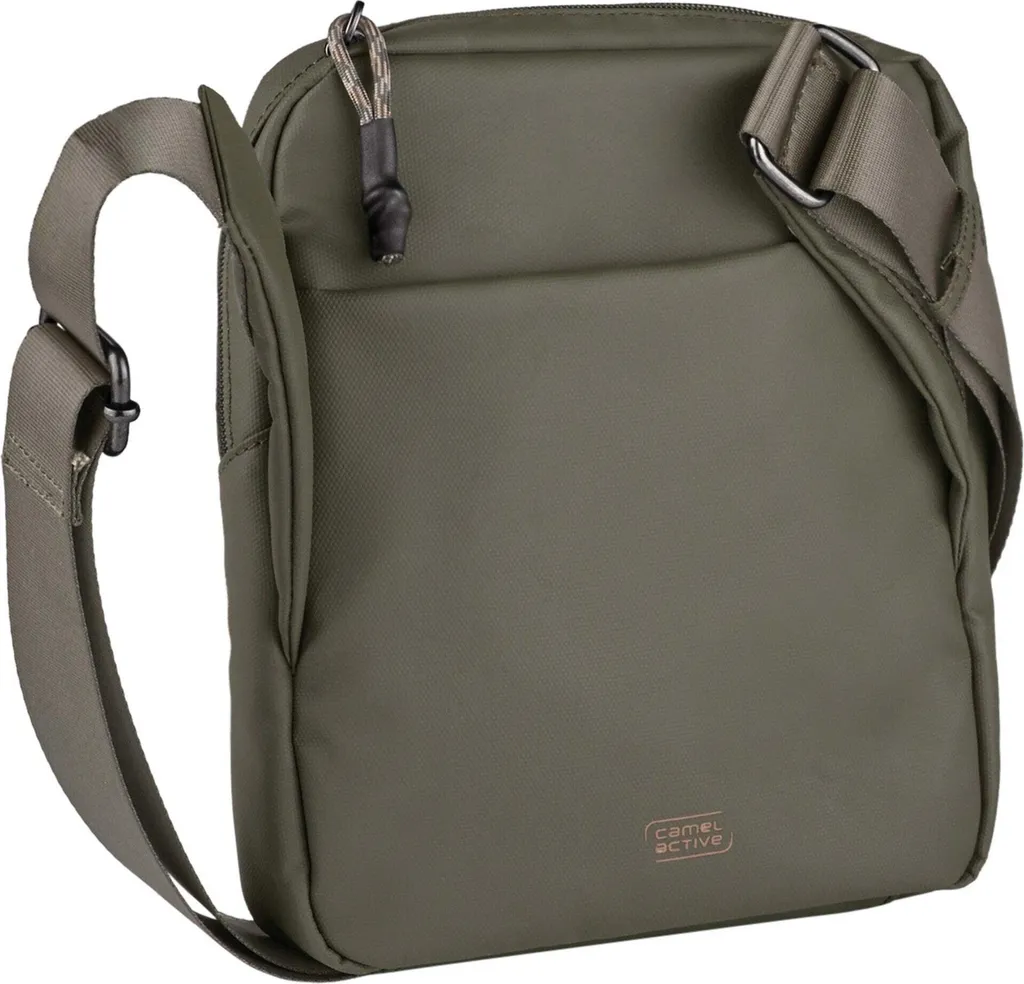 Sacoche Homme pour Randonnée et Ville Camel Active Explore Kaki Nylon