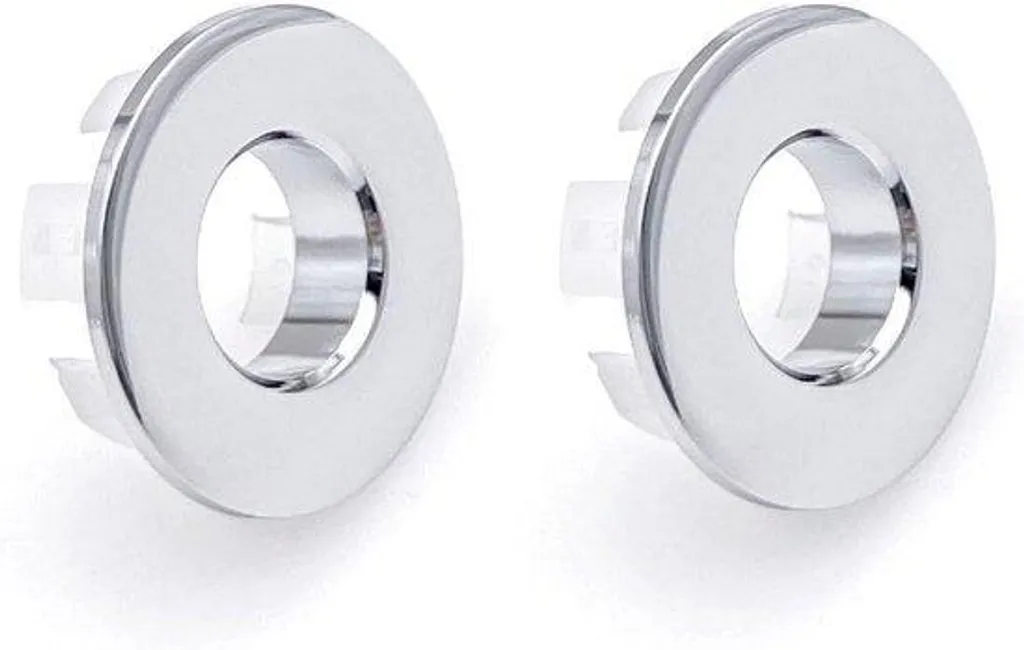 Enjoliveur de trop-plein pour lavabo et évier - Anneau inox de rechange