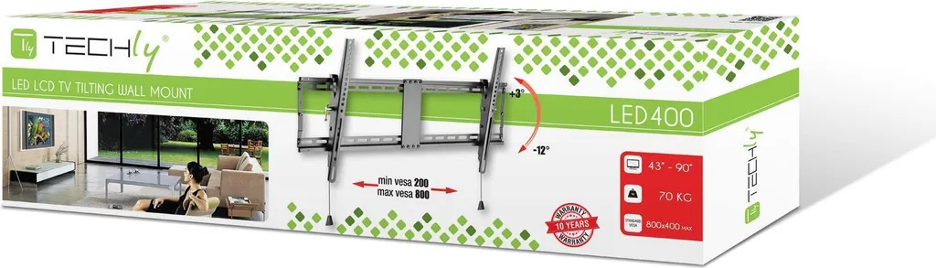 Supporto Parete Professionale Techly ICA-PLB-59T per Display 70'' - 4