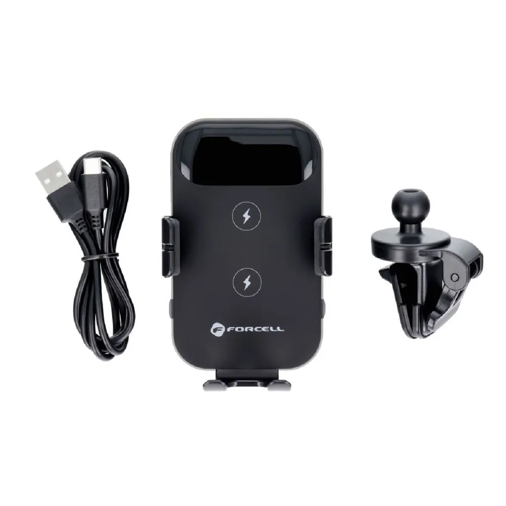 Support téléphone induction 15W pour grille de calandre auto HS4 - 3
