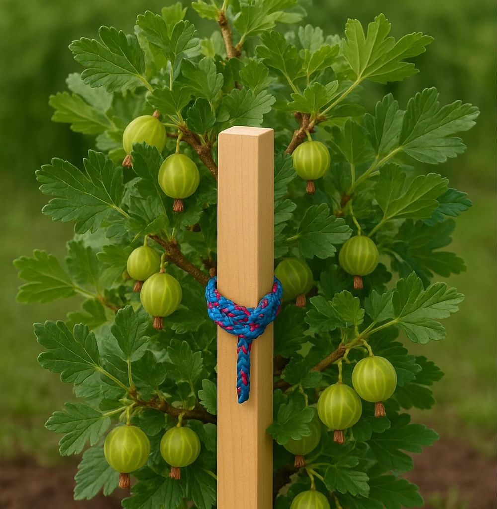 Holzpfähle Buchenholz Quadratisch 50 Stück - Längen 40 cm Holzpflöcke für Markierungen Spitze Tomatenstäbe Pflanzstäbe Tomaten Rankhilfe 25x...
