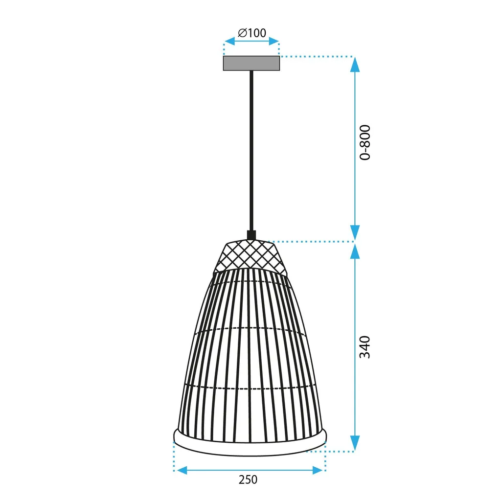 Lampada tooLight App1328-1Cp Black | Opinioni e Caratteristiche E27 - 6