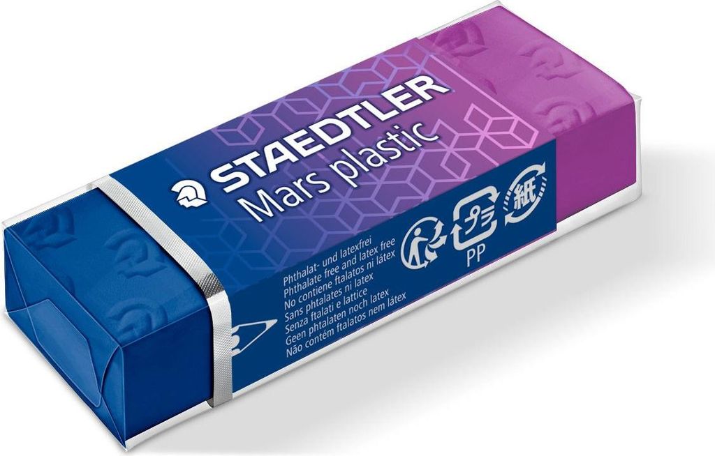 Mars Gomma da cancellare in plastica blu-viola Staedtler Immagine del prodotto 