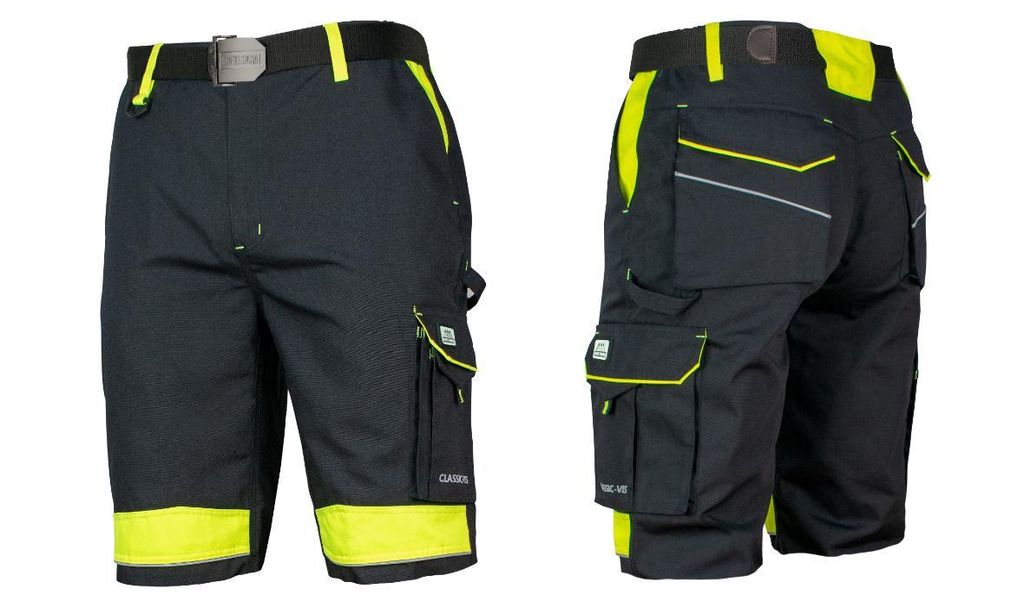 Arbeitskleidung ART.MaSter CLASSIC-VIS schwarz/gelb Kurze Produktbild 