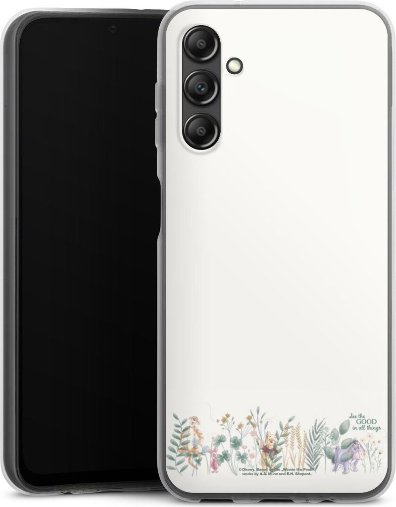 DeinDesign Handyhülle für Samsung Galaxy A14 5G Silikon Hülle Case Smartphone Schutzhülle Disney Winnie Puuh Eukalyptus