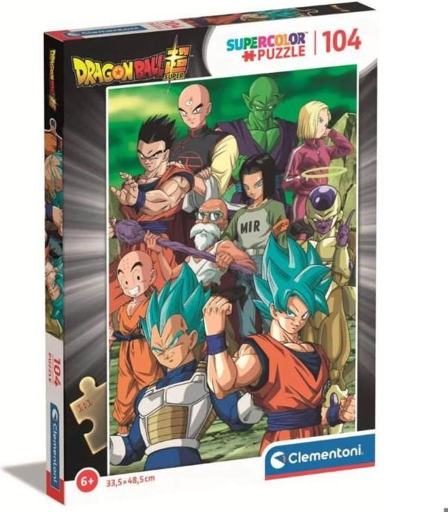Puzzle Dragon Ball, 104 Teile, Clementoni, 48,5 x 33,5 cm, Ab 6 Jahren